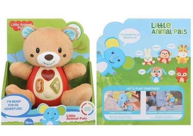 Miś ze światłem i muzyką - zabawka