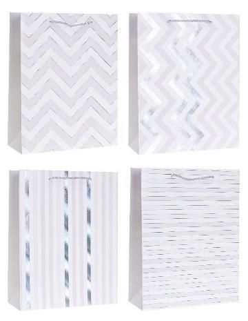 Torebka ozdobna 31x42x12cm hot-stamp mix Rozette - artykuł papierniczy