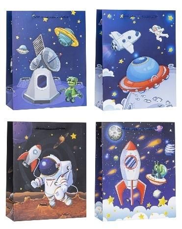 Torebka dziecięce Pop-Up 3d 31x42x12cm mix Rozette - artykuł papierniczy