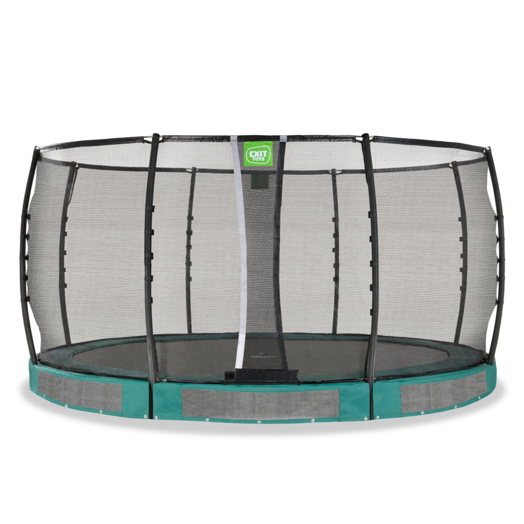 Exit Trampolina naziemna Allure Premium ø427cm zielona