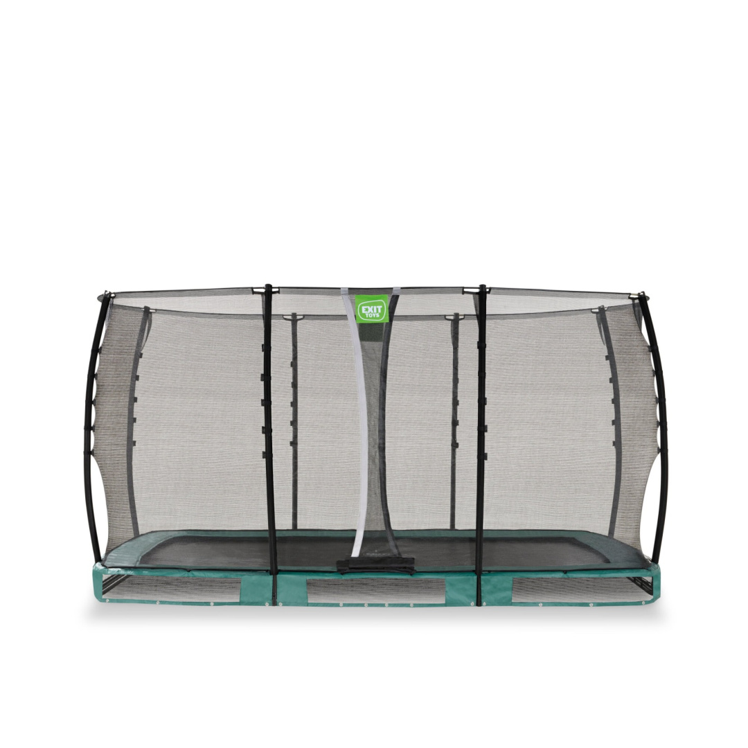 Exit Trampolina naziemna Allure Classic 214x366cm zielona