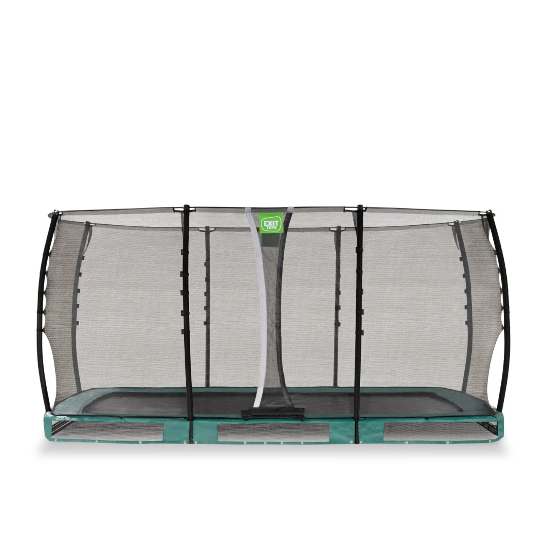 Exit Trampolina naziemna Allure Classic 244x427cm zielona