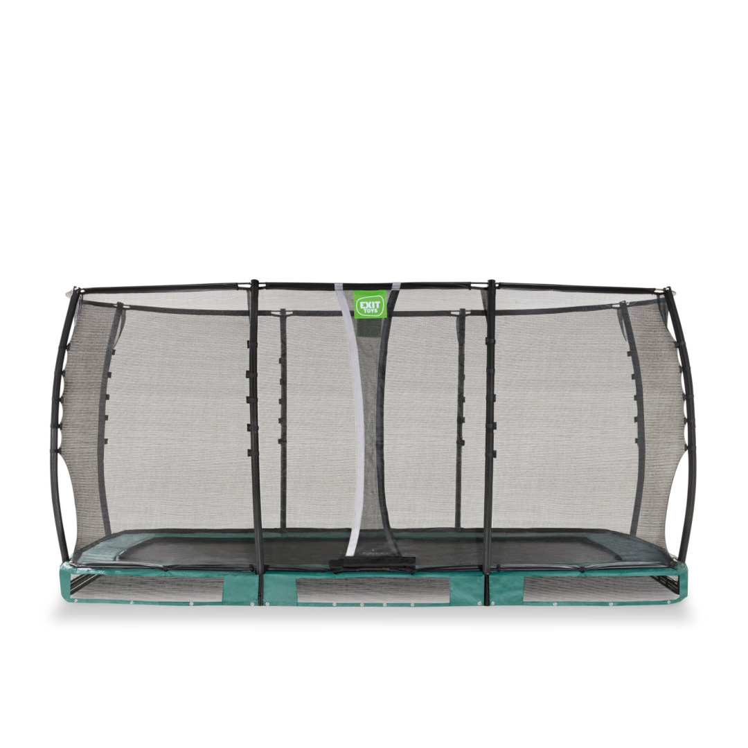 Exit Trampolina naziemna Allure Premium 244x427cm zielona