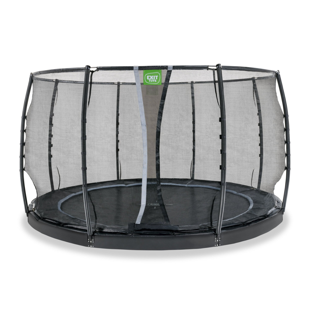 Exit Trampolina naziemna Dynamic ø366cm z siatką zabezpieczającą