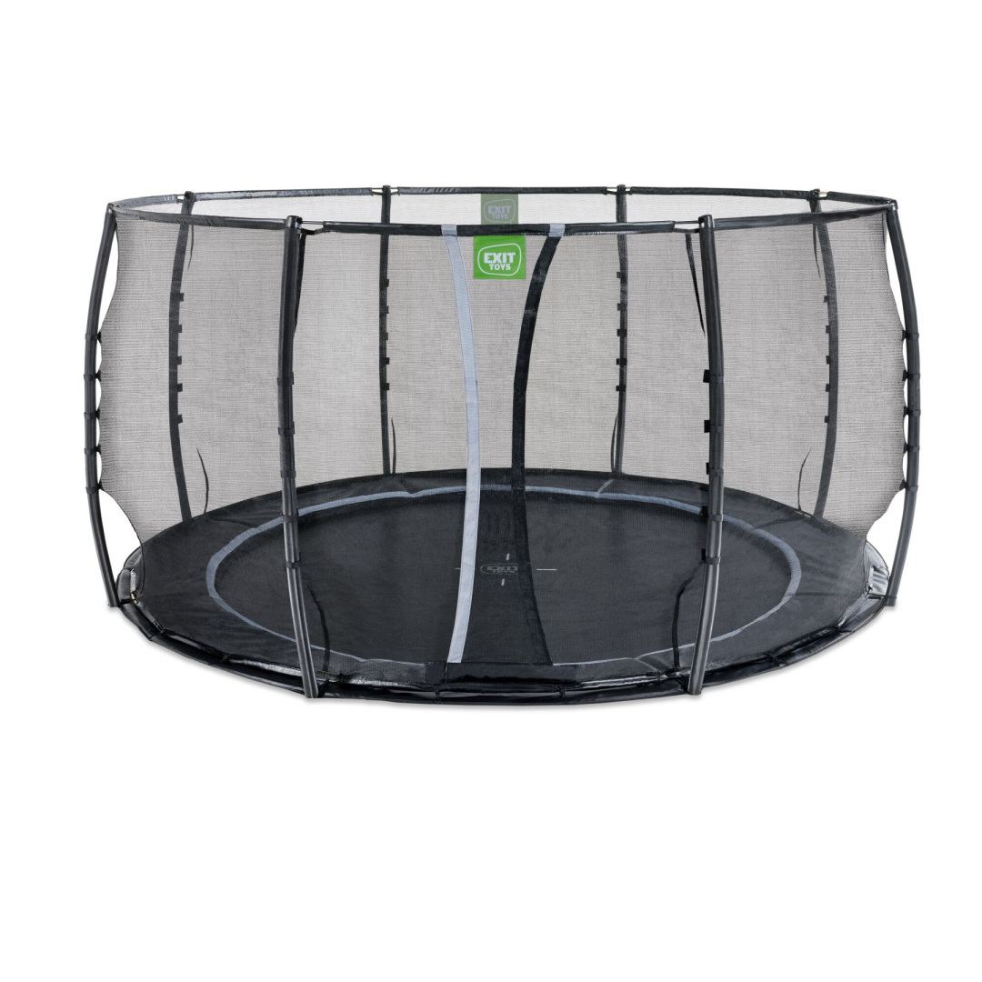 Exit Trampolina naziemna Dynamic ø427cm z siatką zabezpieczającą