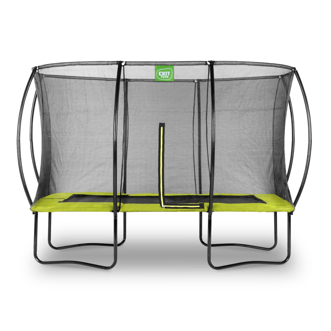 Exit Trampolina ogrodowa Silhouette 244x366cm - Zielona
