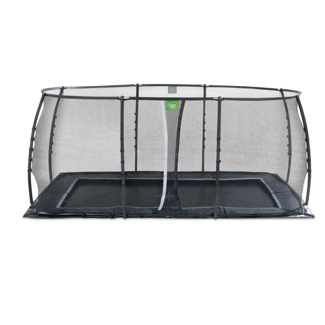 Exit Trampolina naziemna Dynamic ø305x519cm z siatką zabezpieczającą