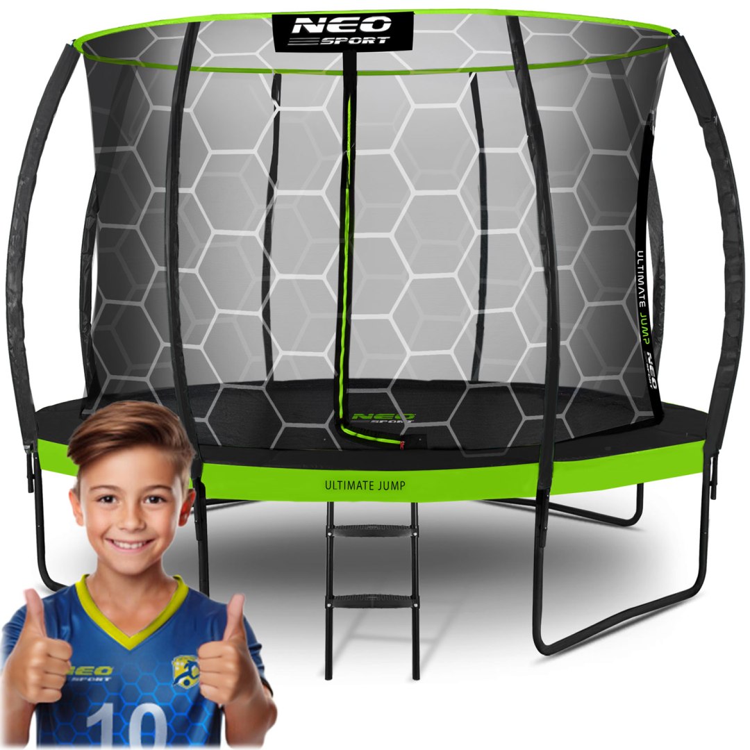 Neo-Sport Trampolina ogrodowa profilowana 14ft/435cm z siatką wewnętrzną