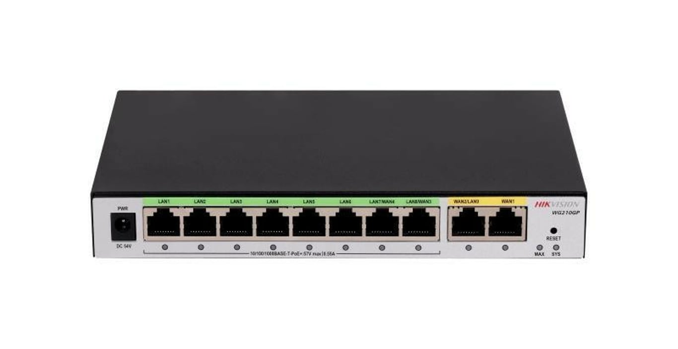 Hikvision DS-3WG210GP-SI ruter Gigabit Ethernet Szary DS-3WG210GP-SI
