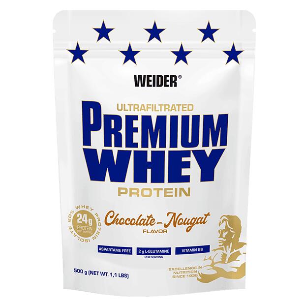 Weider - Premium Whey, Nugat Czekoladowy, Proszek, 500g