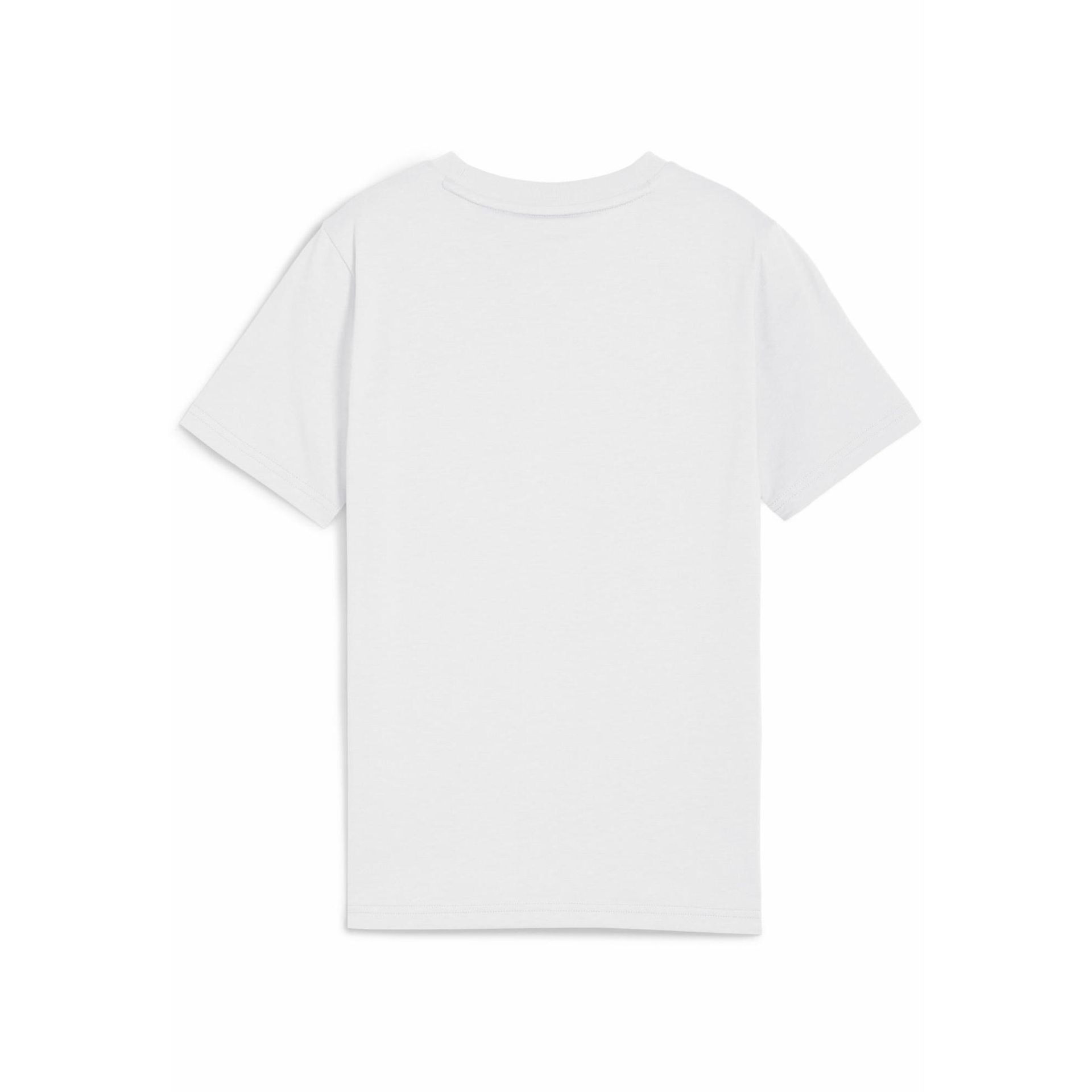 Młodzieżowa koszulka Essentials Camo PUMA White