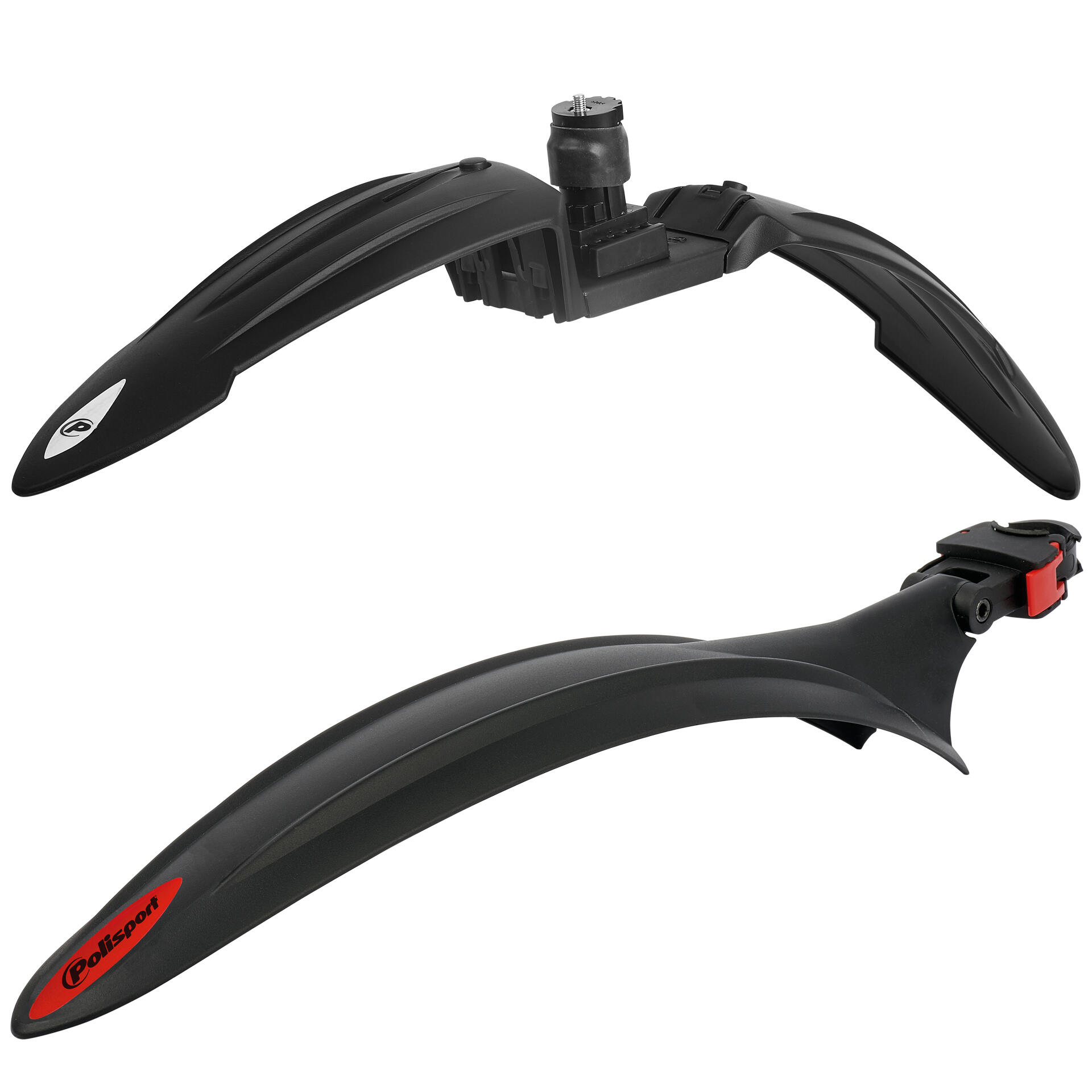 Polisport Point Kit Cross Country Evo zestaw błotników, czarny, One Size (09506101)