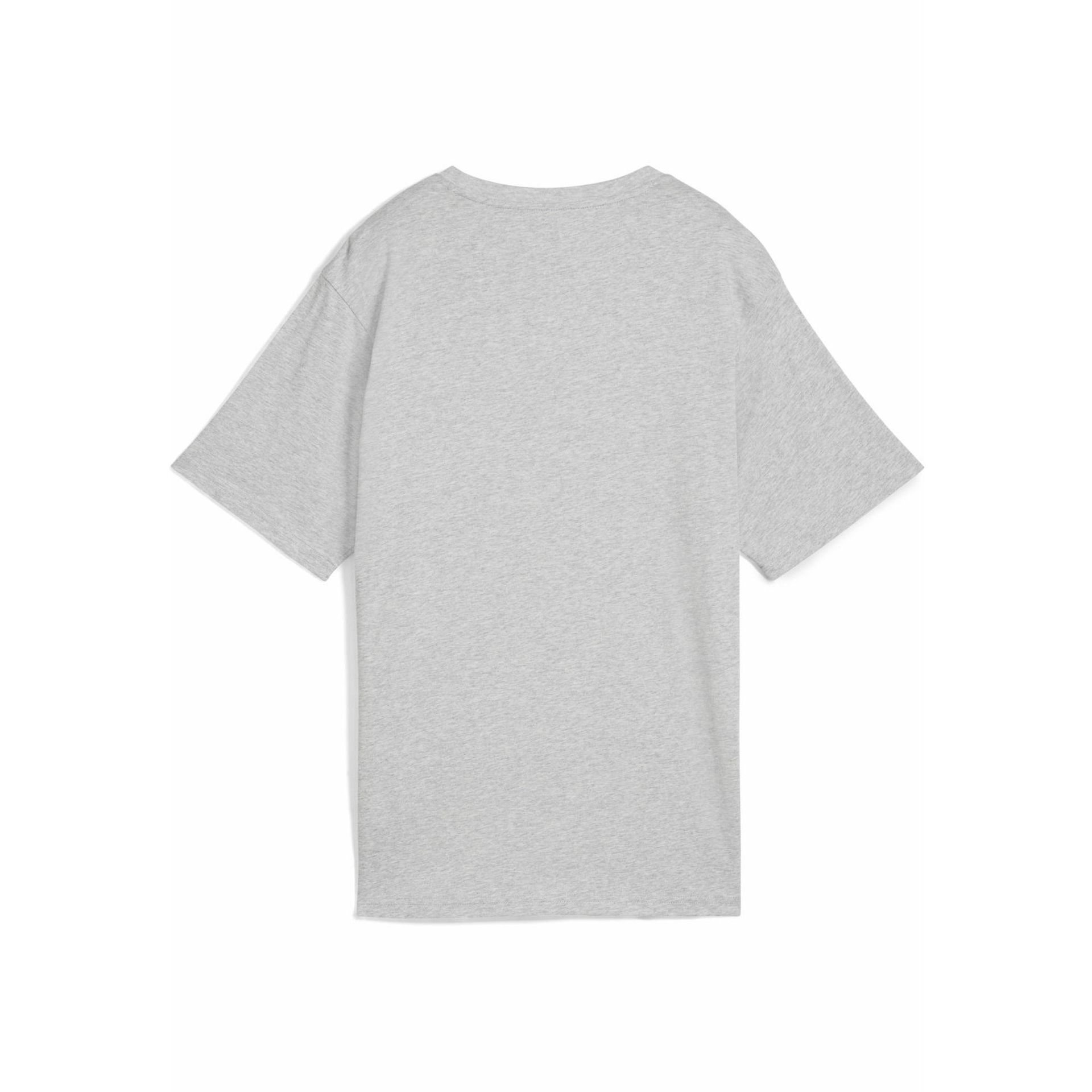 Damska luźna koszulka Essentials z logo No.1 PUMA Light Gray Heather