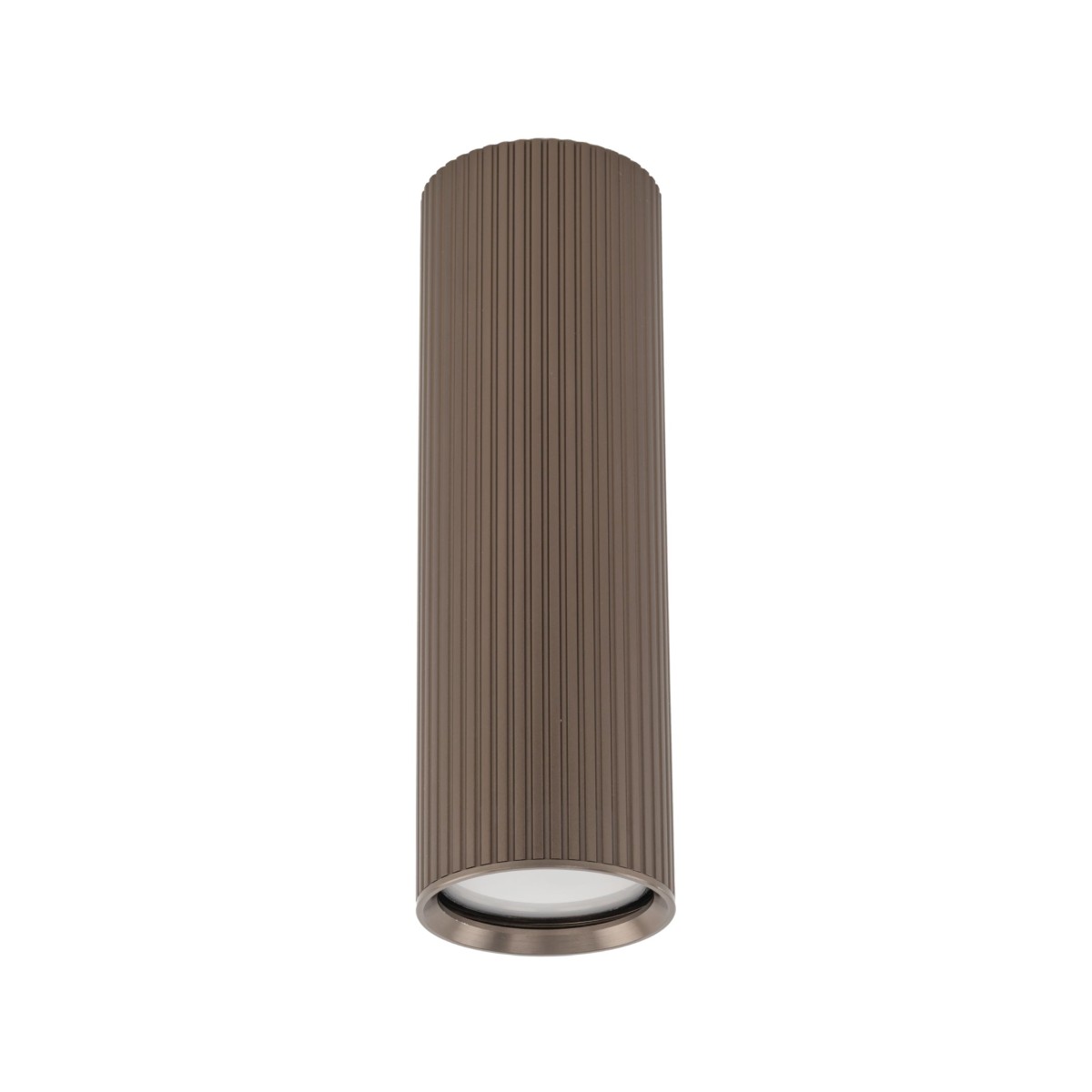 Ryflowany spot, brązowa tuba, na żarówkę GU10 TK 11028 z serii TUNE