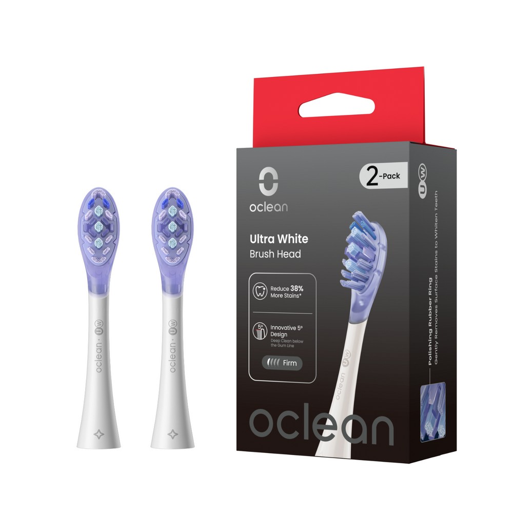 Oclean końcówki do szczoteczki Ultra White 2szt. kolor: biały UW03