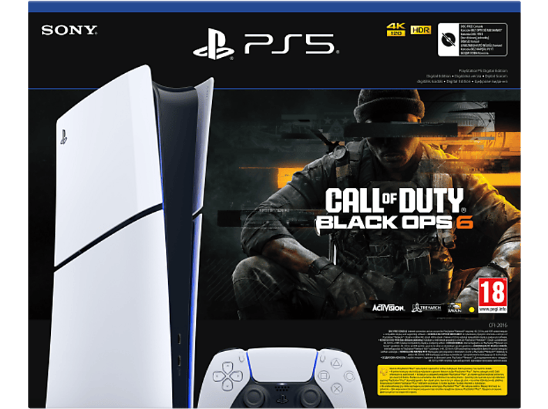 Konsola PLAYSTATION 5 Slim Digital Edition 1TB D Chassis + Call of Duty: Black Ops 6