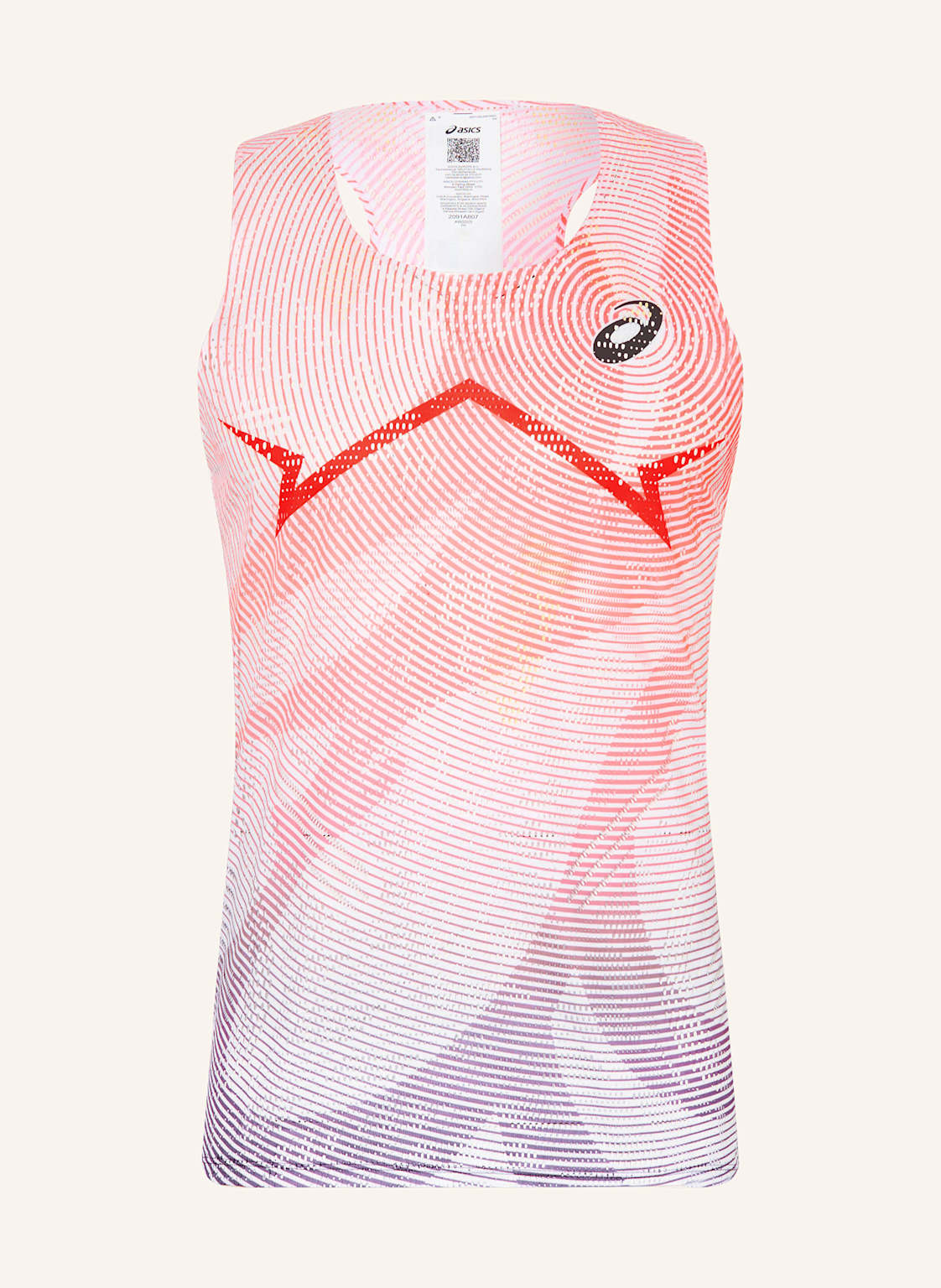 Asics Top Do Biegania Metaspeed Singlet weiss