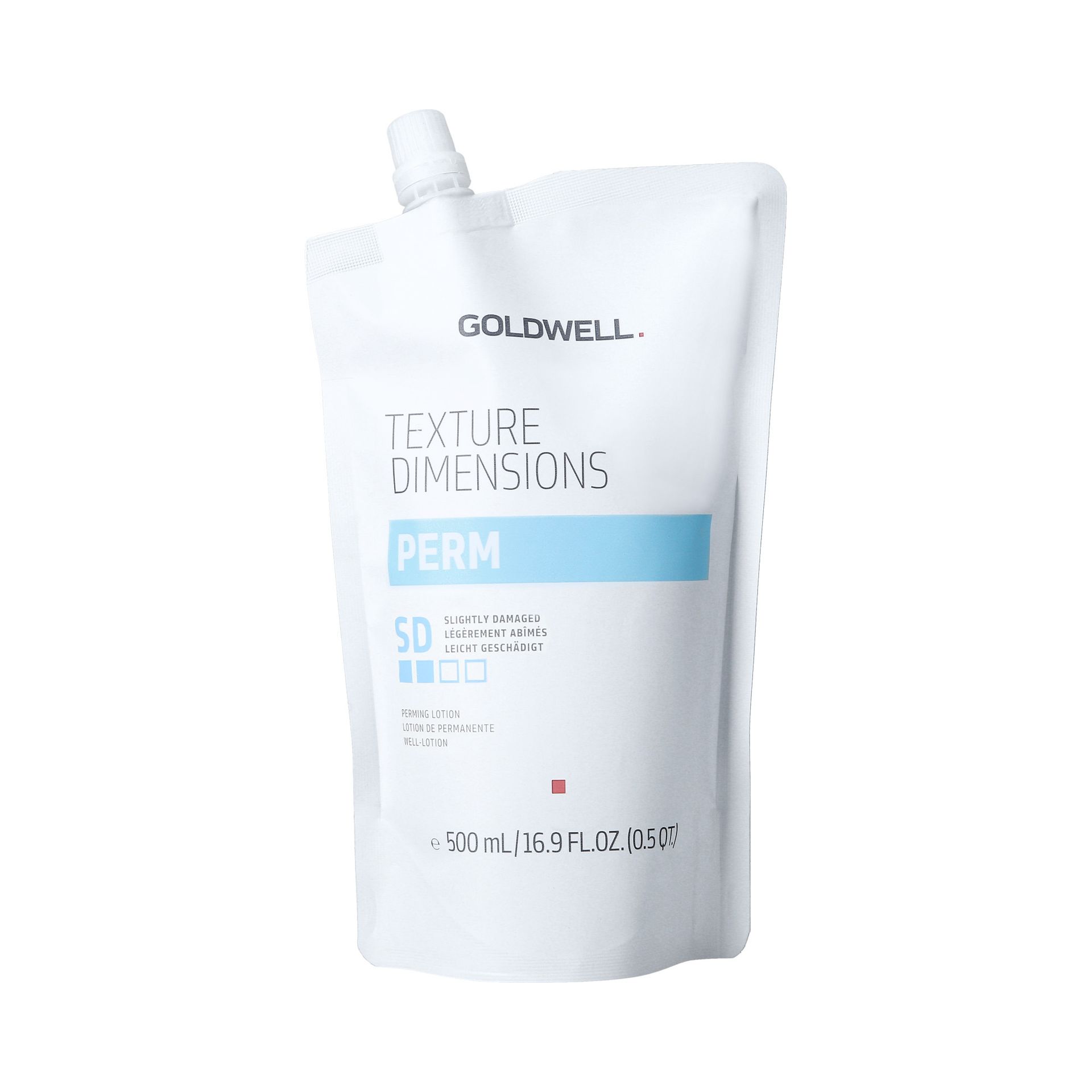 GOLDWELL TEXTURE DIMENSIONS PERM S-D Płyn do trwałej ondulacji do włosów farbowanych podatnych na stylizację 500 ml