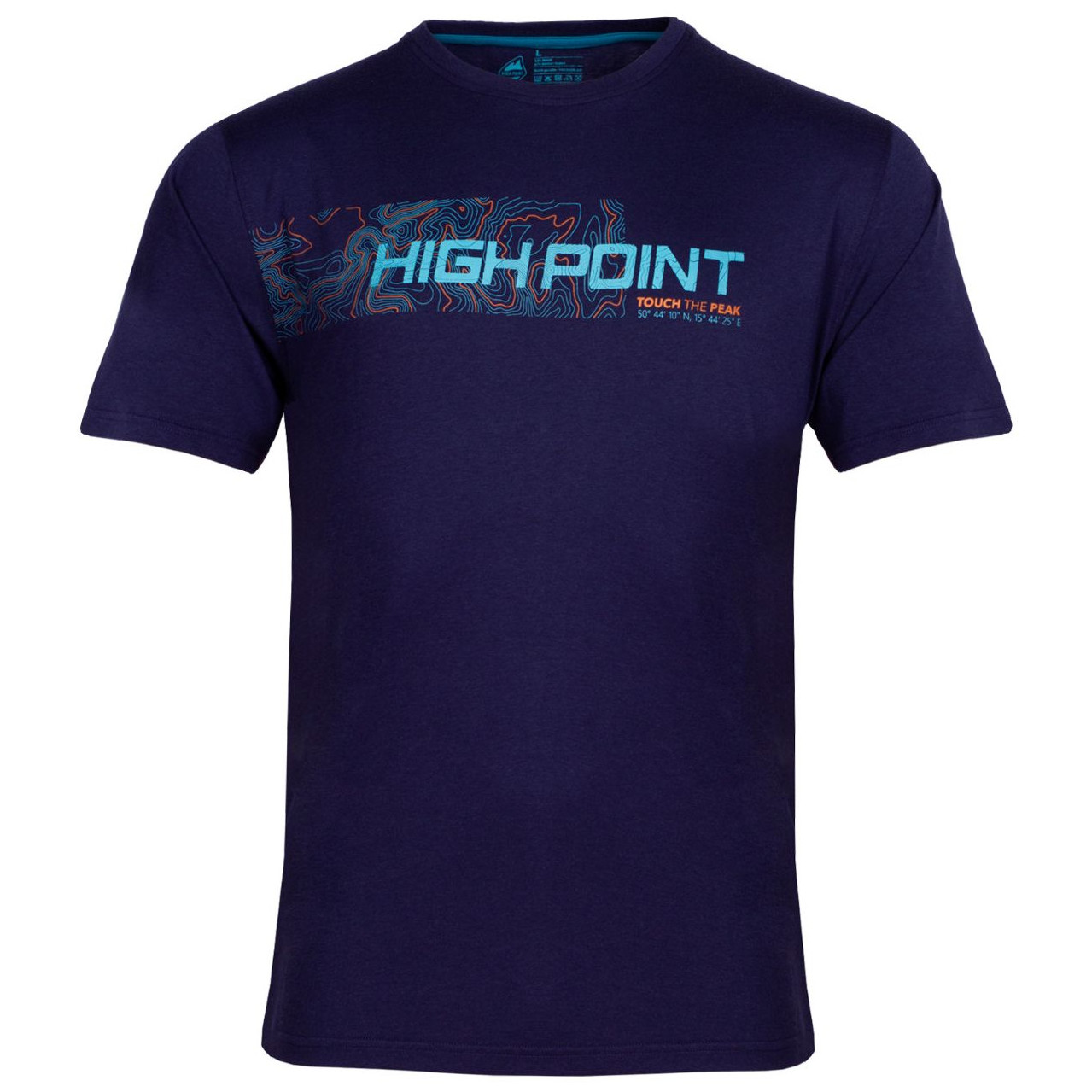 Męska koszulka High Point Atlas T-shirt Rozmiar: L / Kolor: ciemnoniebieski