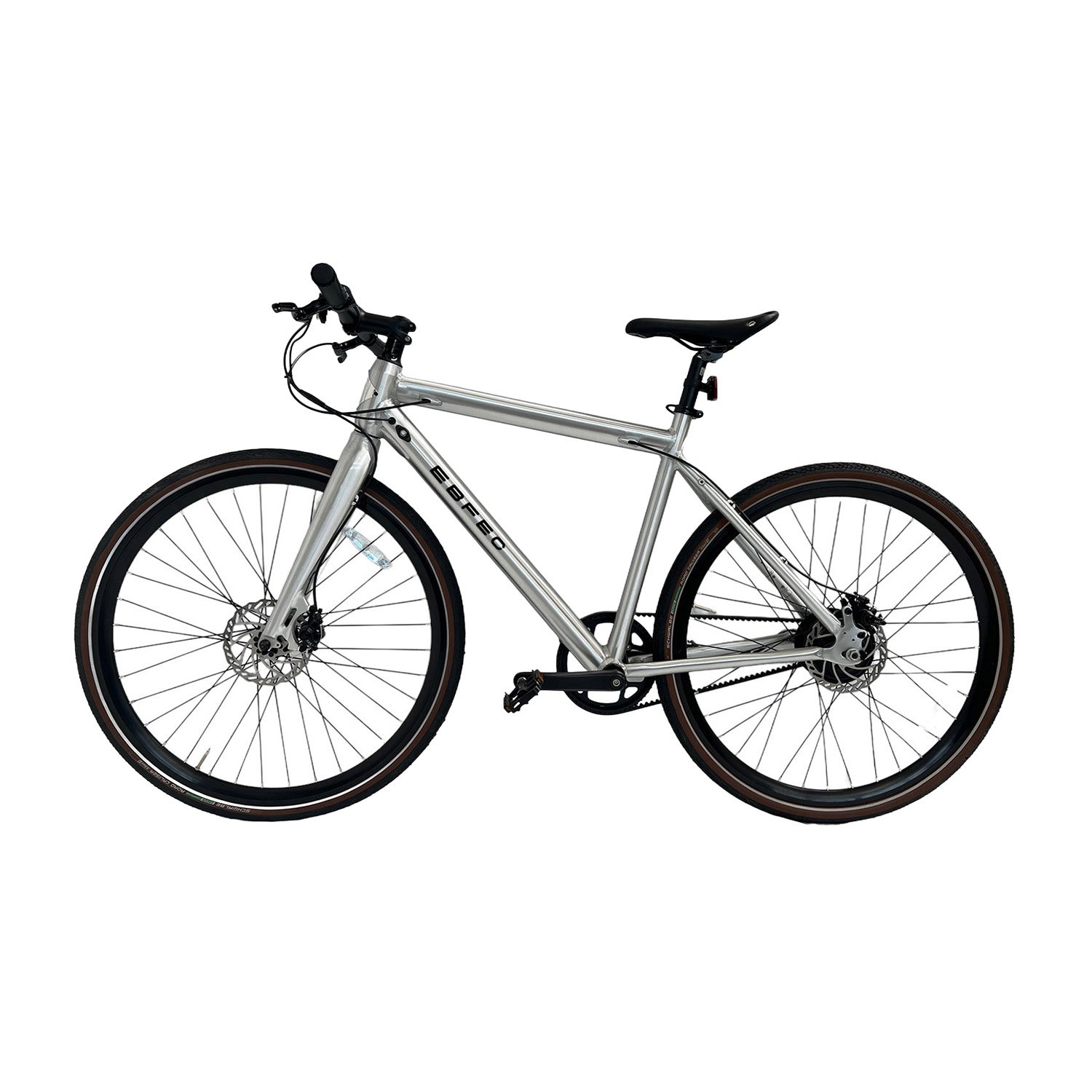 Rower elektryczny męski EBFEC R2-S, 27,5”, srebrny