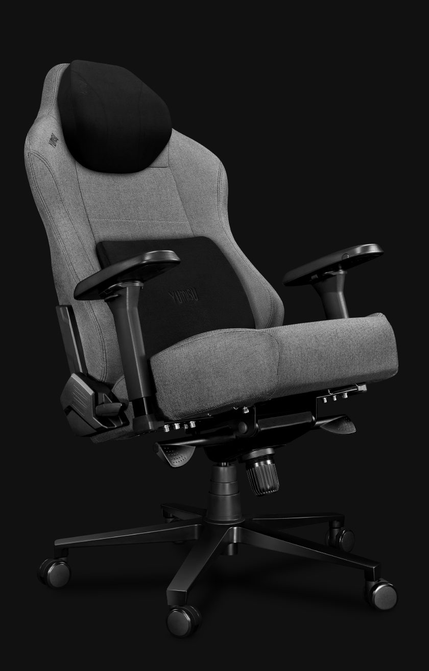 Fotel Biurowy YUMISU 2054 Magnetic Materiał CLOUD/BLACK