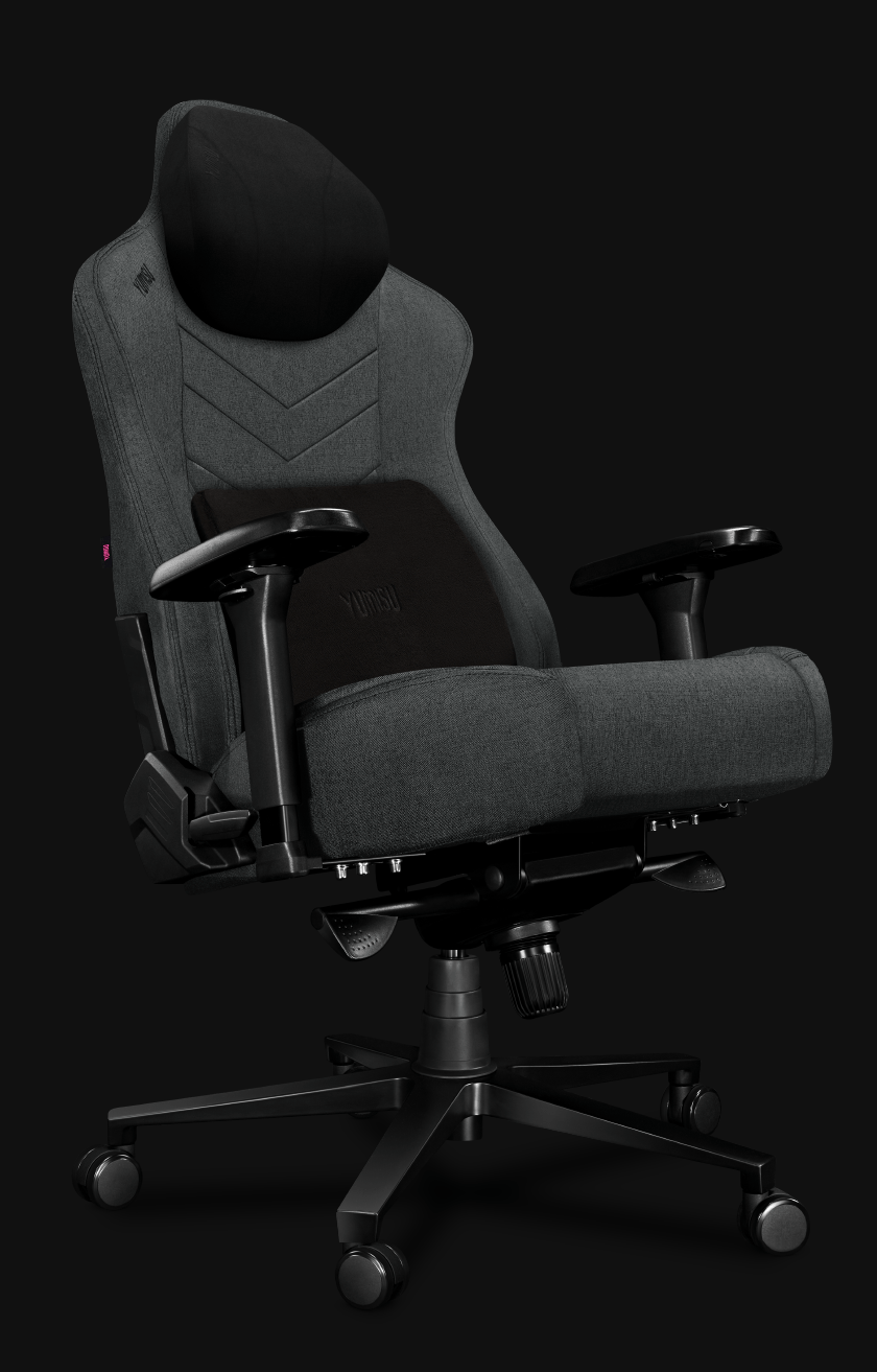 Fotel Biurowy YUMISU 2053 Magnetic Materiał GRAY/BLACK