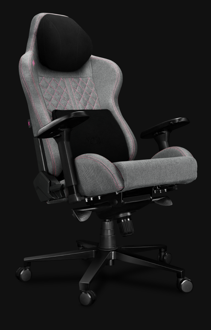 Fotel Biurowy YUMISU 2050 Magnetic Materiał CLOUD/PINK