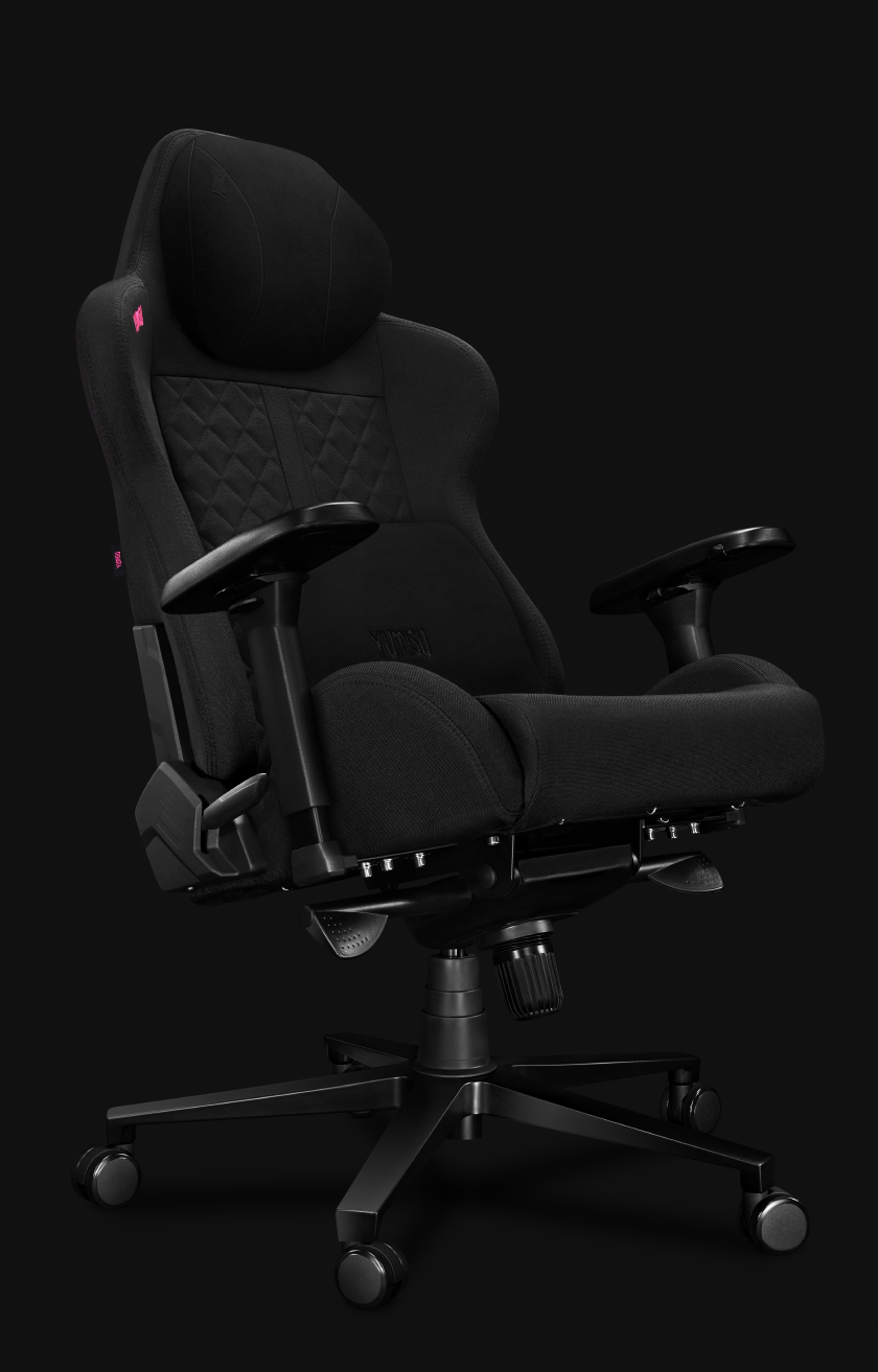 Fotel Biurowy YUMISU 2050 Magnetic Materiał BLACK