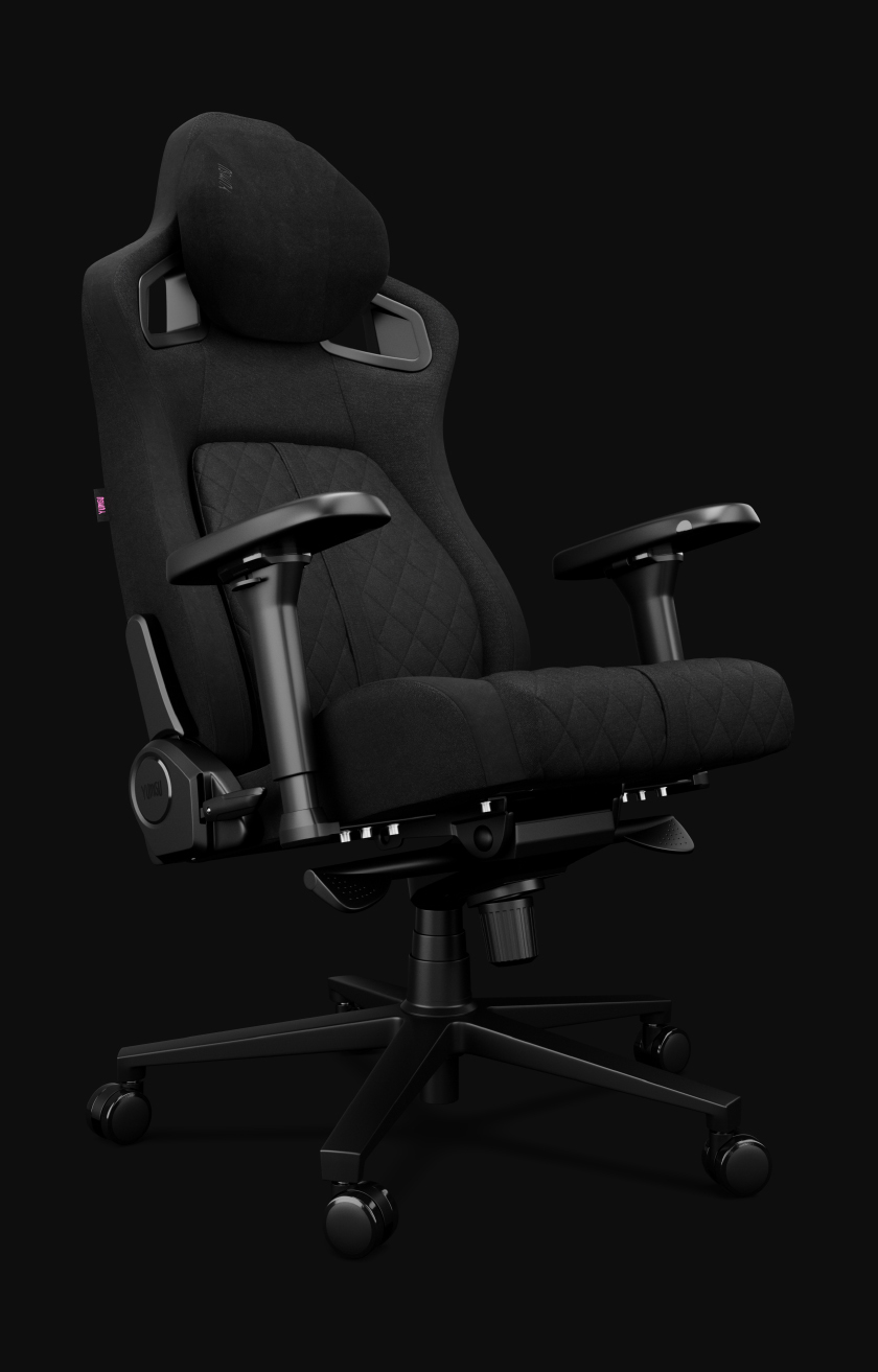 Fotel Biurowy YUMISU 2055 Magnetic Materiał BLACK