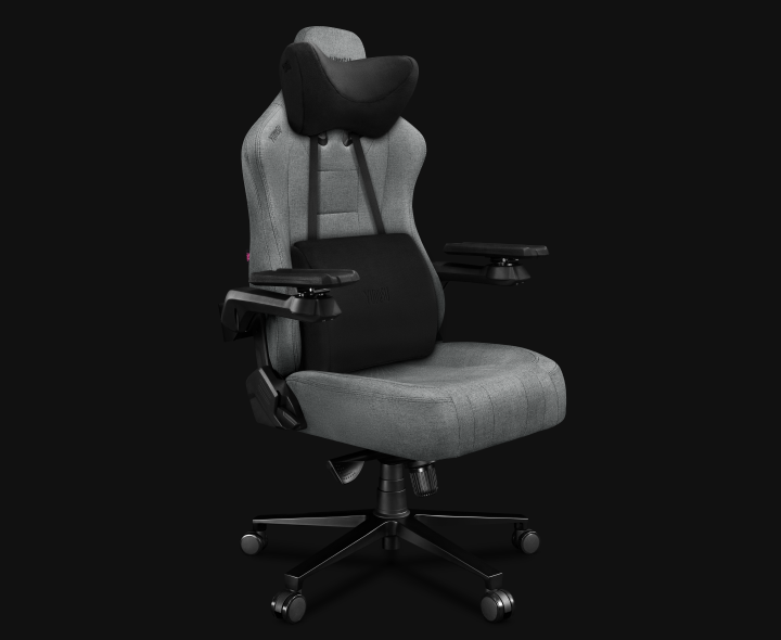 Fotel Biurowy YUMISU 2049 Materiał CLOUD/BLACK - D-CROSS