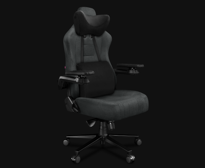 Fotel Biurowy YUMISU 2049 Materiał GRAY/BLACK - D-CROSS