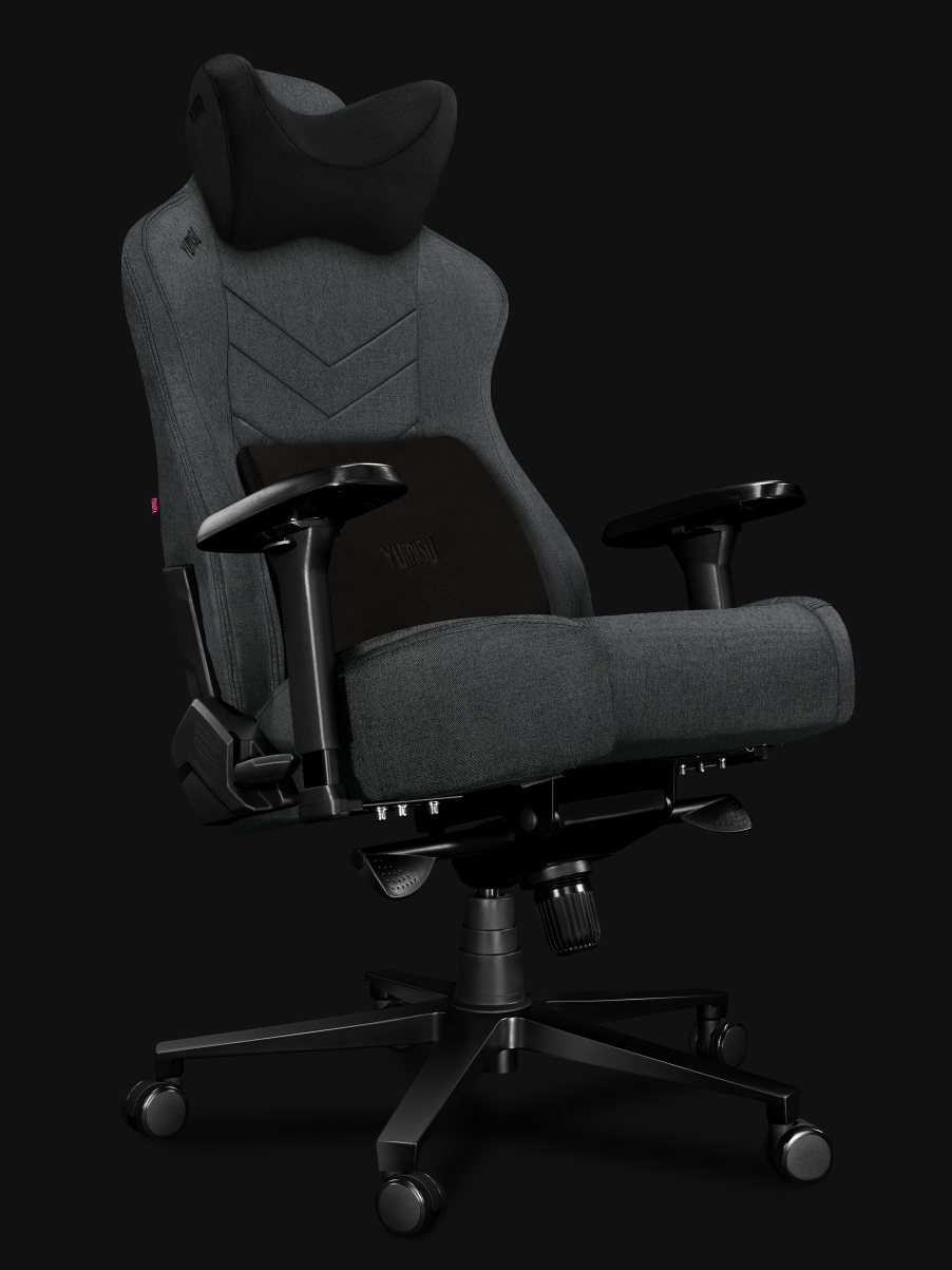 Fotel Biurowy YUMISU 2053 Materiał GRAY/BLACK