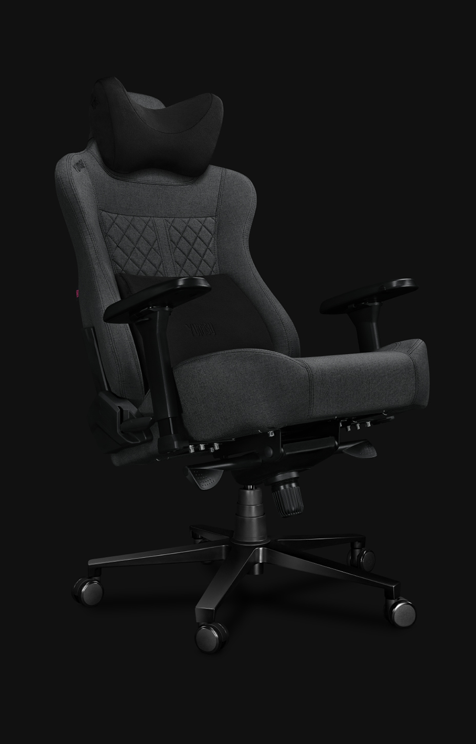 Fotel Biurowy YUMISU 2052 Materiał GRAY/BLACK