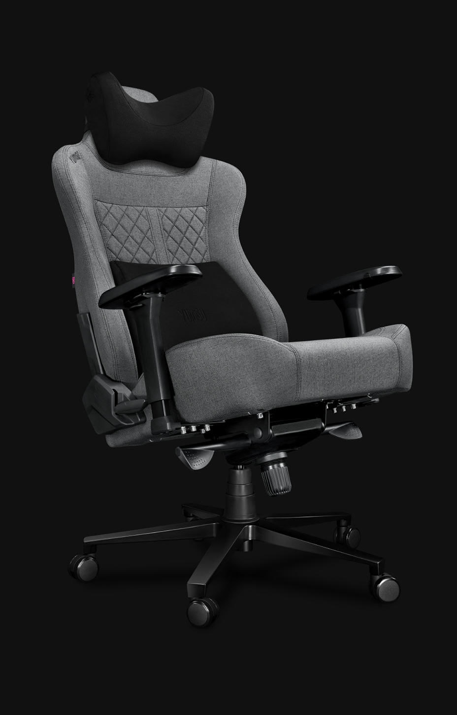 Fotel Biurowy YUMISU 2052 Materiał CLOUD/BLACK