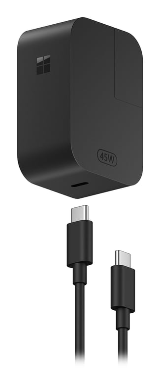Microsoft Surface 45W USB-C Uniwersalne Czarny Prąd przemienny Wewnętrzna