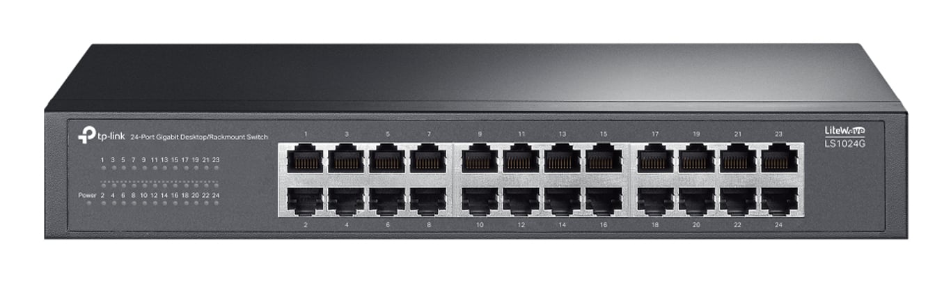 TP-Link LS1024G łącza sieciowe Nie zarządzany Gigabit Ethernet (10/100/1000) Czarny LS1024G