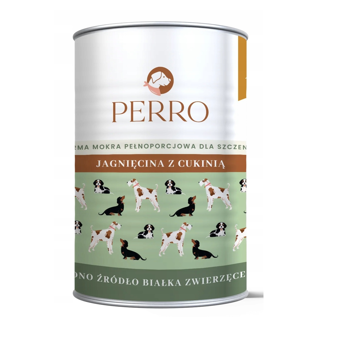 PERRO Junior Jagnięcina z cukinią - mokra karma dla psa - 400g