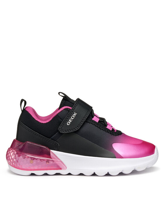 Geox Sneakersy J Activart Illuminus J56LZA 02A9J C0922 M Czarny