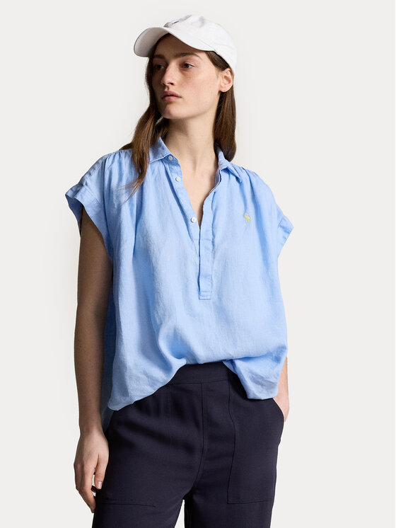 Polo Ralph Lauren Koszula 211935131003 Niebieski Relaxed Fit