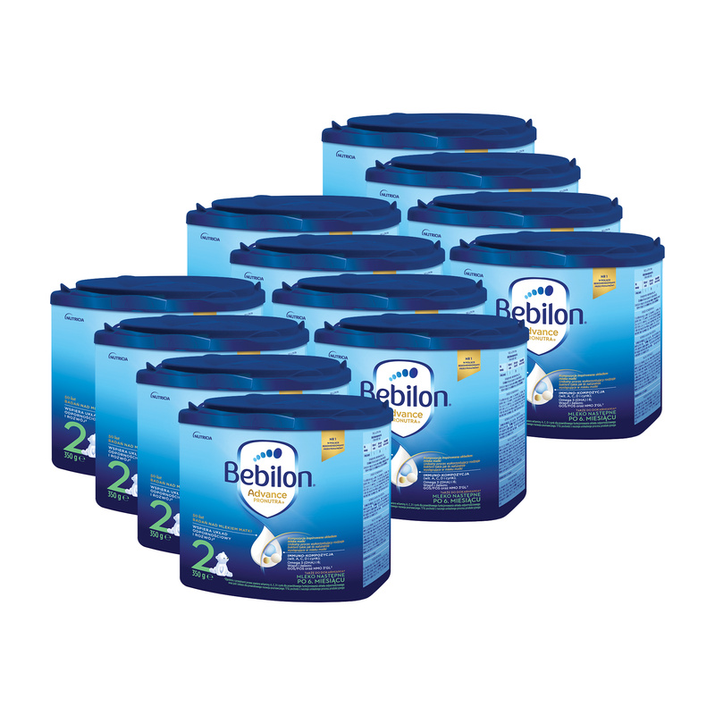 Bebilon 2 Advance Pronutra Mleko następne po 6. miesiącu ZESTAW 12 x 350 g