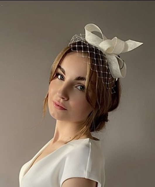 Fascynator Petra ECRU / oraz inne kolory