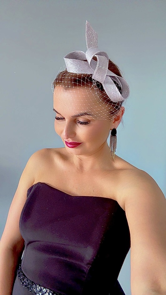 Fascynator Petra SREBRNY / oraz inne kolory
