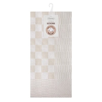 Ściereczka EUROFIRANY Mauro 50 x 70 cm Beżowy (2 sztuki)