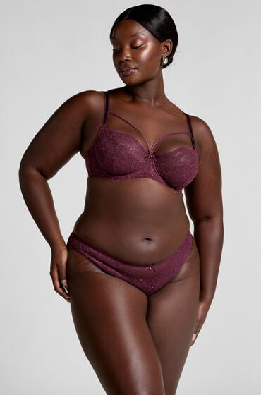 Hunkemöller Majtki brazylijskie Isadora Czerwony