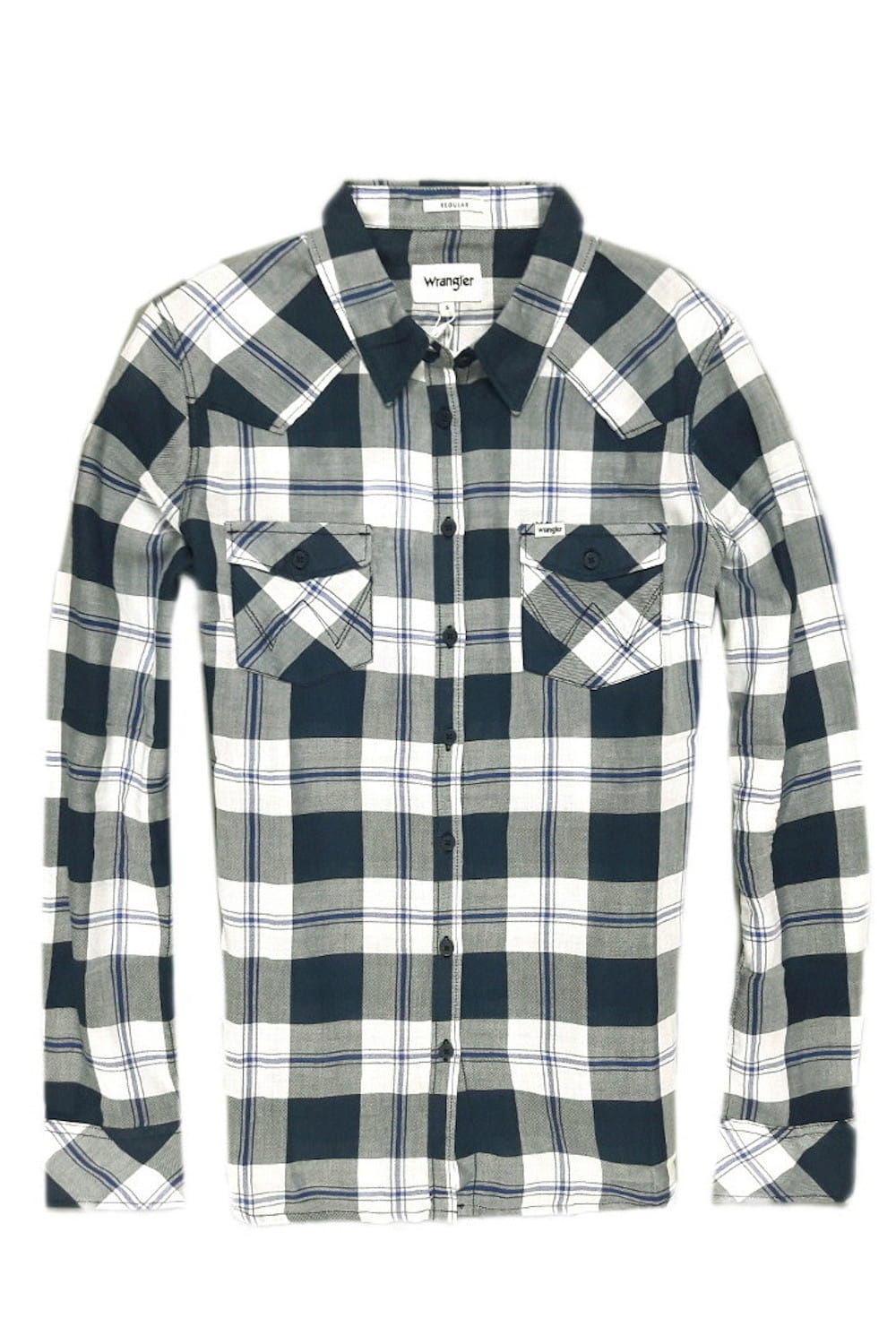 WRANGLER WESTERN SHIRT NAVY KOSZULA DAMSKA