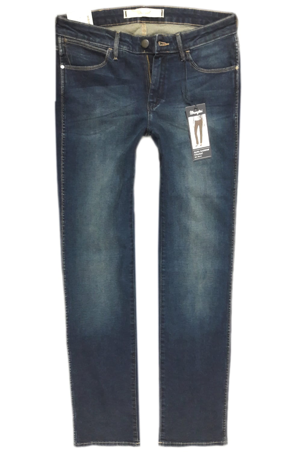 WRANGLER SARA NARROW SCUFFED INDIGO