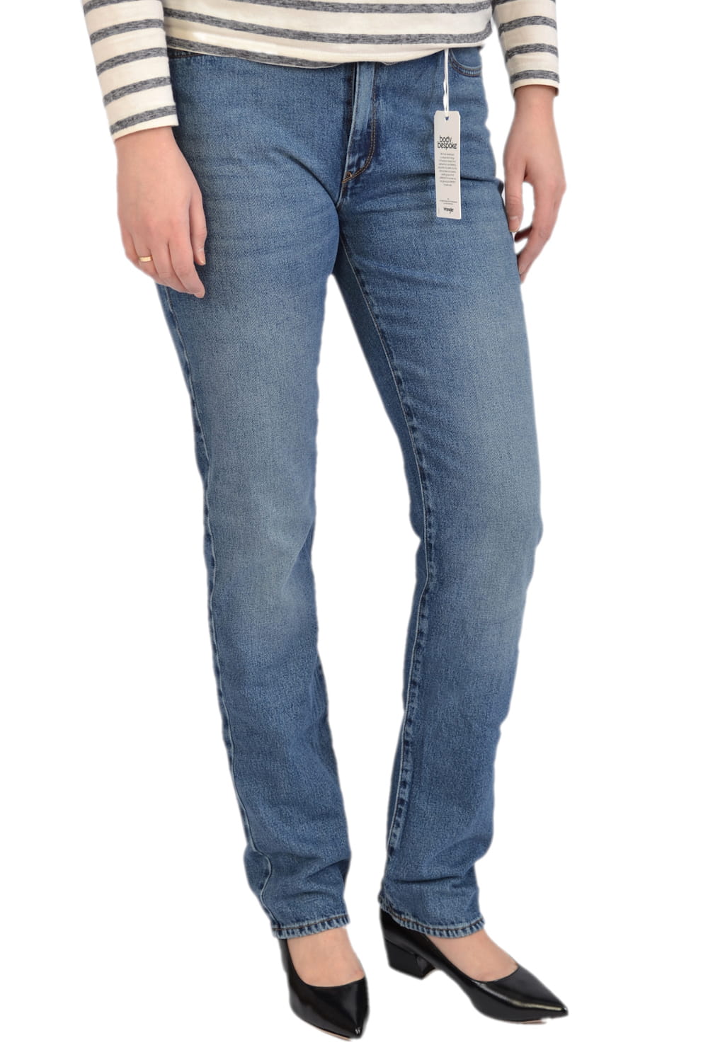 WRANGLER STRAIGHT BURNING GIRL SPODNIE DAMSKIE