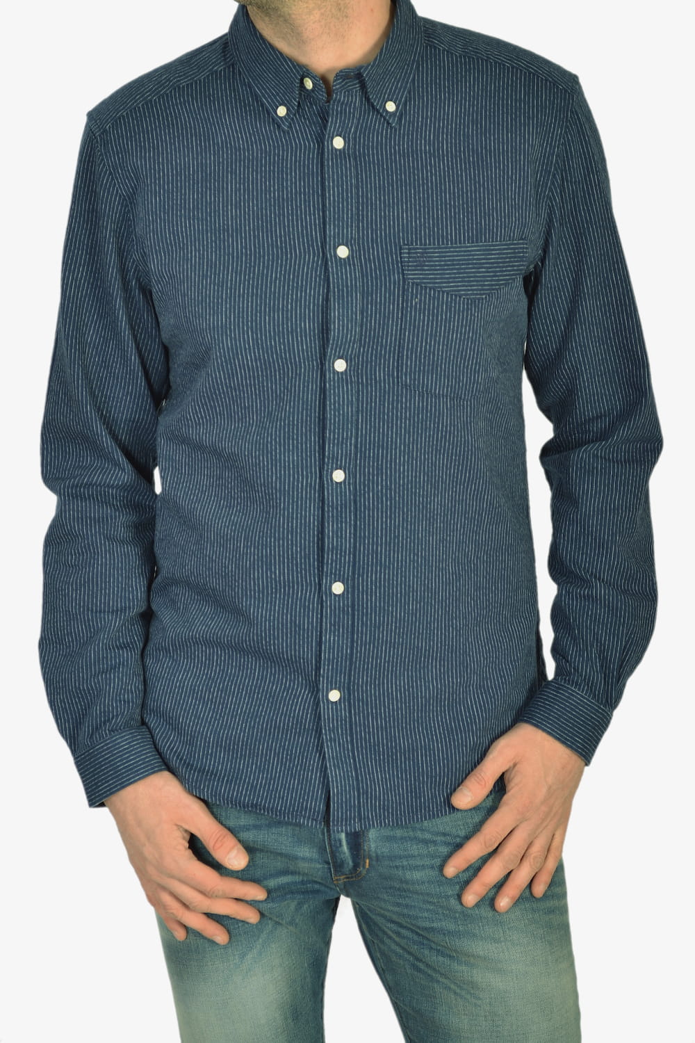 WRANGLER NEW INDIGO KOSZULA W PASKI W59398ZRQ