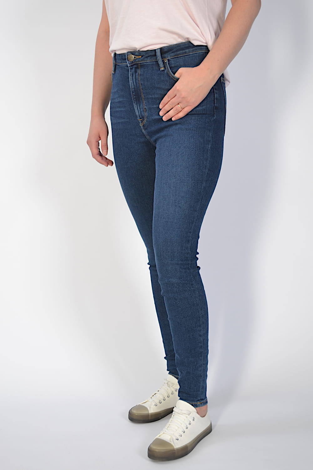 LEE IVY SUPER SKINNY HIGH RURKI DAMSKIE WYSOKI STAN