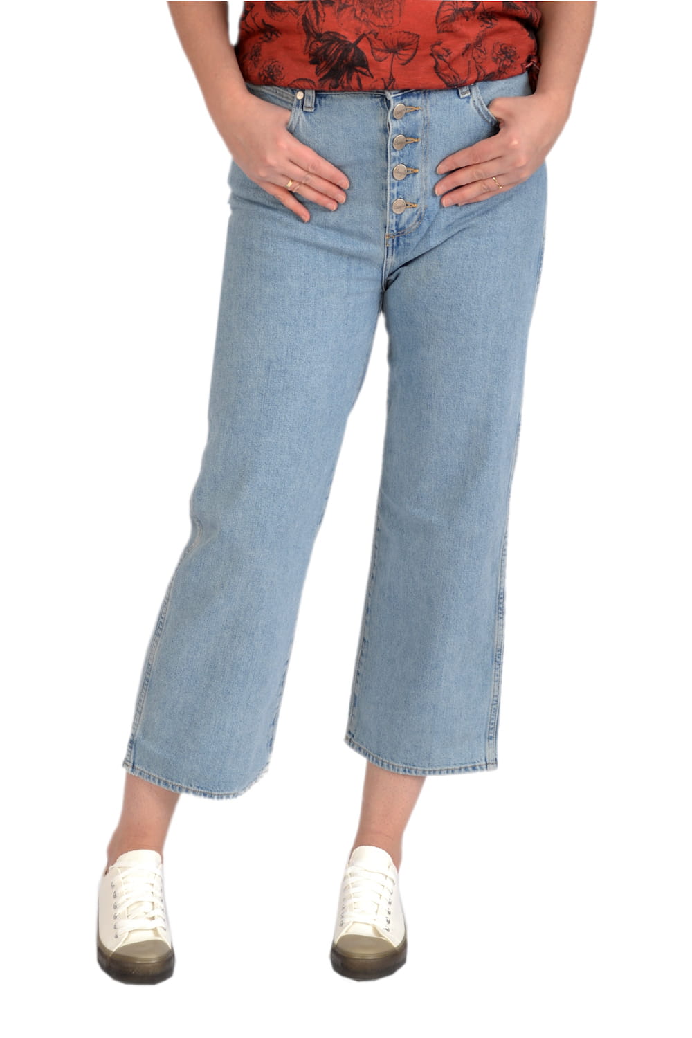 WRANGLER CROP RETRO-BOYFRIEND SPODNIE DAMSKIE